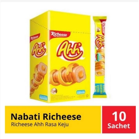 Jual RICHEESE NABATI AHH / 1 BOX ISI 10 PCS / 14g | Shopee Indonesia