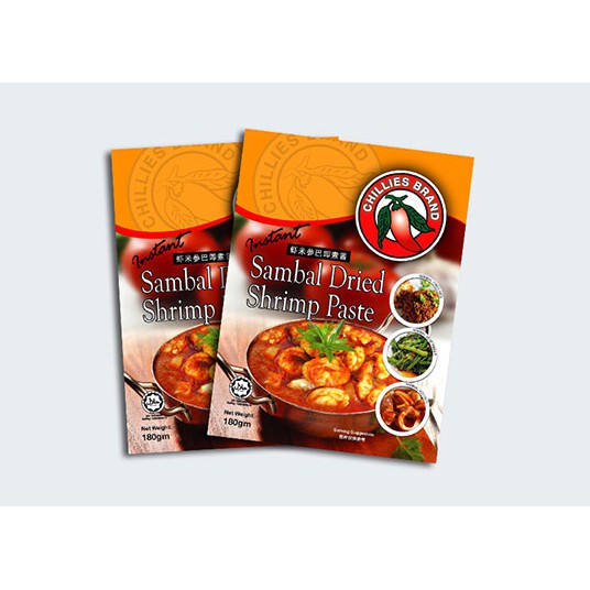 Jual Chillies Sambal Dried Shrimp Paste 180gr Shopee Indonesia
