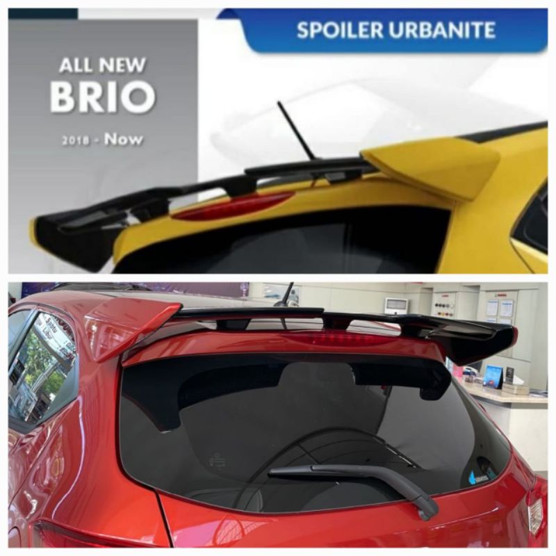 Jual spoiler brio urbanite 2018-2024 spoiler city Hacback urbante