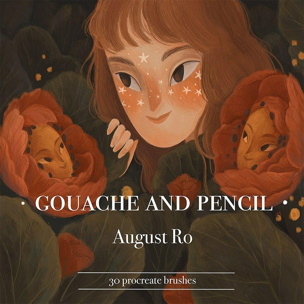 Jual Procreate Brush - Gouache & Pencil Procreate Brushes | Shopee ...