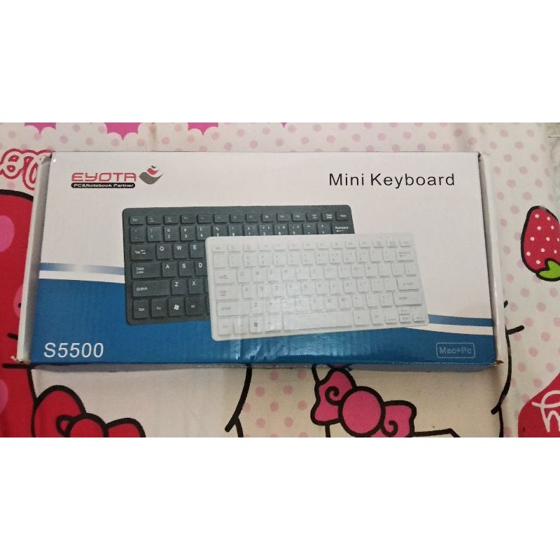 Jual Keyboard Mini kabel USB Eyota S5500 Keyboard Eyota mini slim