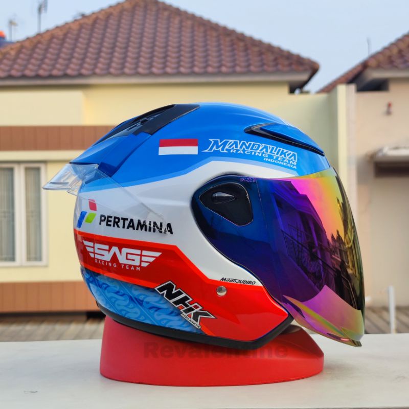 Jual NHK R6 x MANDALIKA Limited Edition PAKET GANTENG ORIGINAL | HELM ...