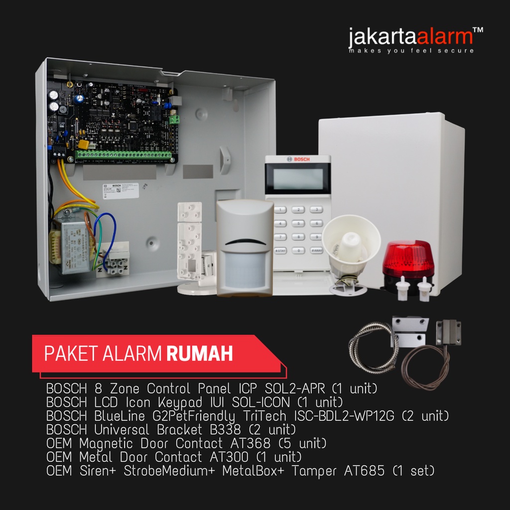 Jual Alarm Rumah Anti Maling Dengan Sensor Gerak Dan Sensor Pintu ...