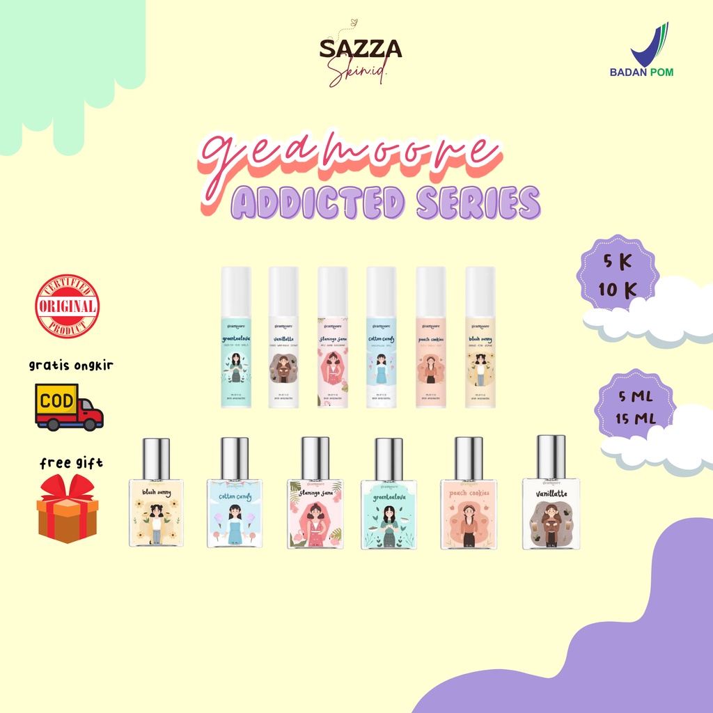 Jual [READY ALL VAR‼️] GEAMOORE ADDICTED SERIES PERFUME BPOM | PARFUM ...