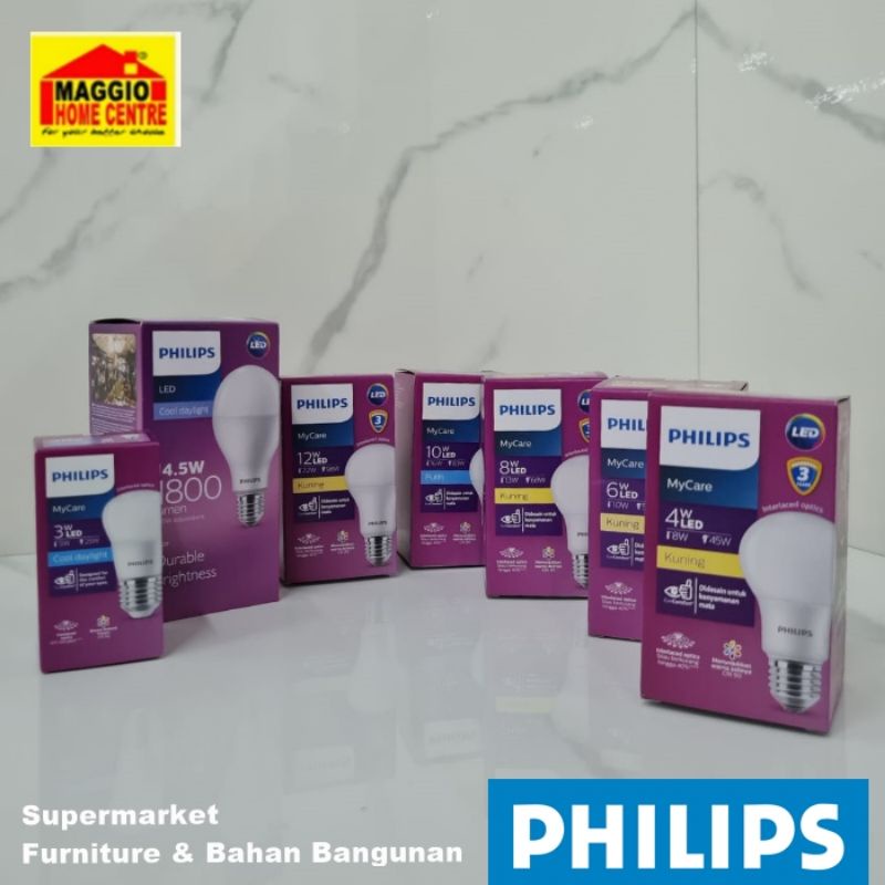 Jual Bohlam Lampu Led Philips Lampu Led Mycare W W Philips Shopee Indonesia