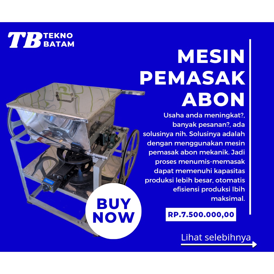 Jual Mesin Pengaduk Pemasak Abon Kapasitas Liter Shopee Indonesia