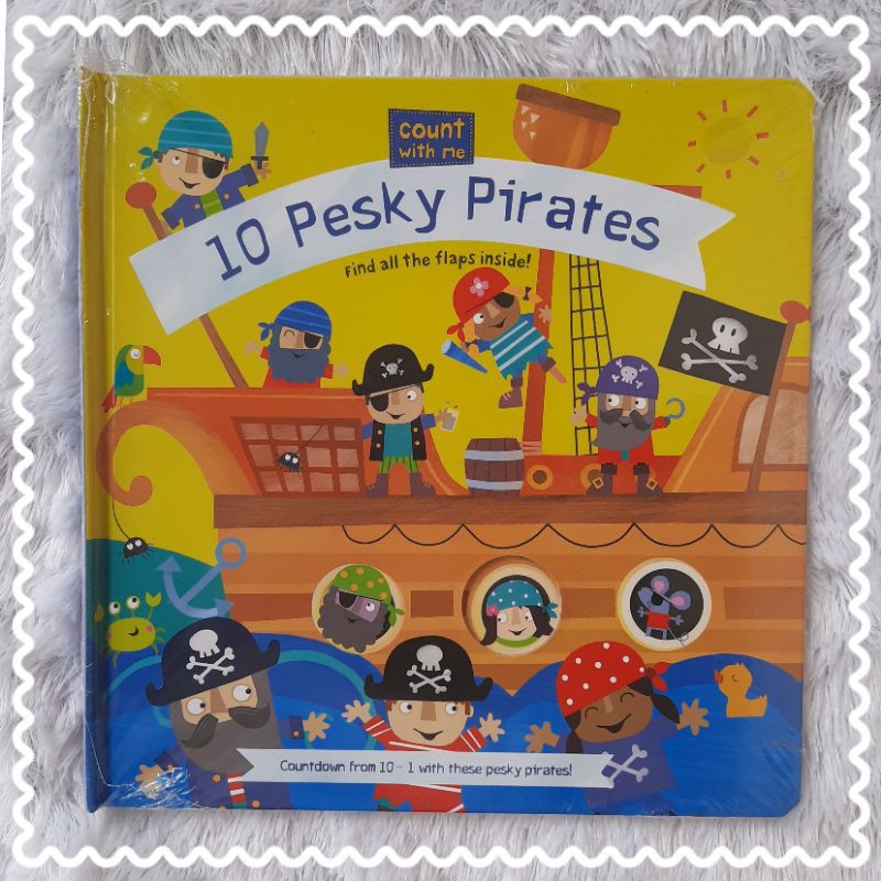 Jual 10 pesky pirates count with me book shopee indonesia