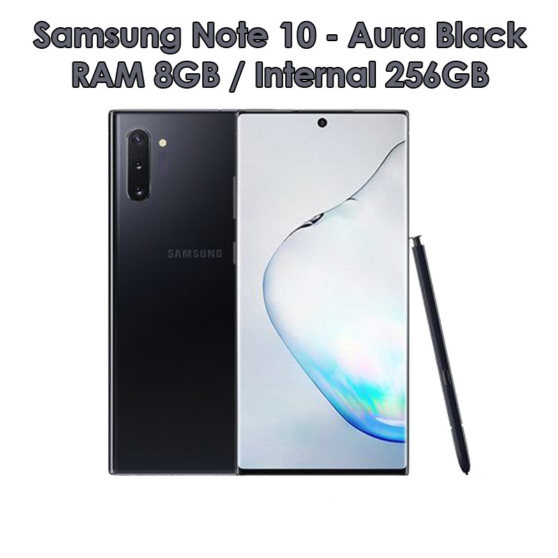 Jual Samsung Galaxy Note 10 N970F 256GB - Black / Glow - Baru NEW ...