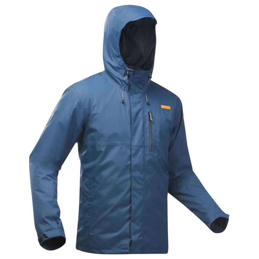 Jual QUECHUA NH500 Jaket Pria Untuk Hiking Waterproof Terdapat 4 Kantong Shopee Indonesia