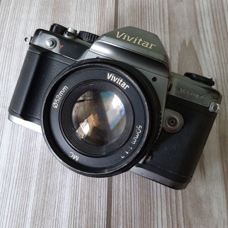 Jual Kamera Analog SLR Vivitar V3800N Multi Exp Kit 50mm | Shopee Indonesia