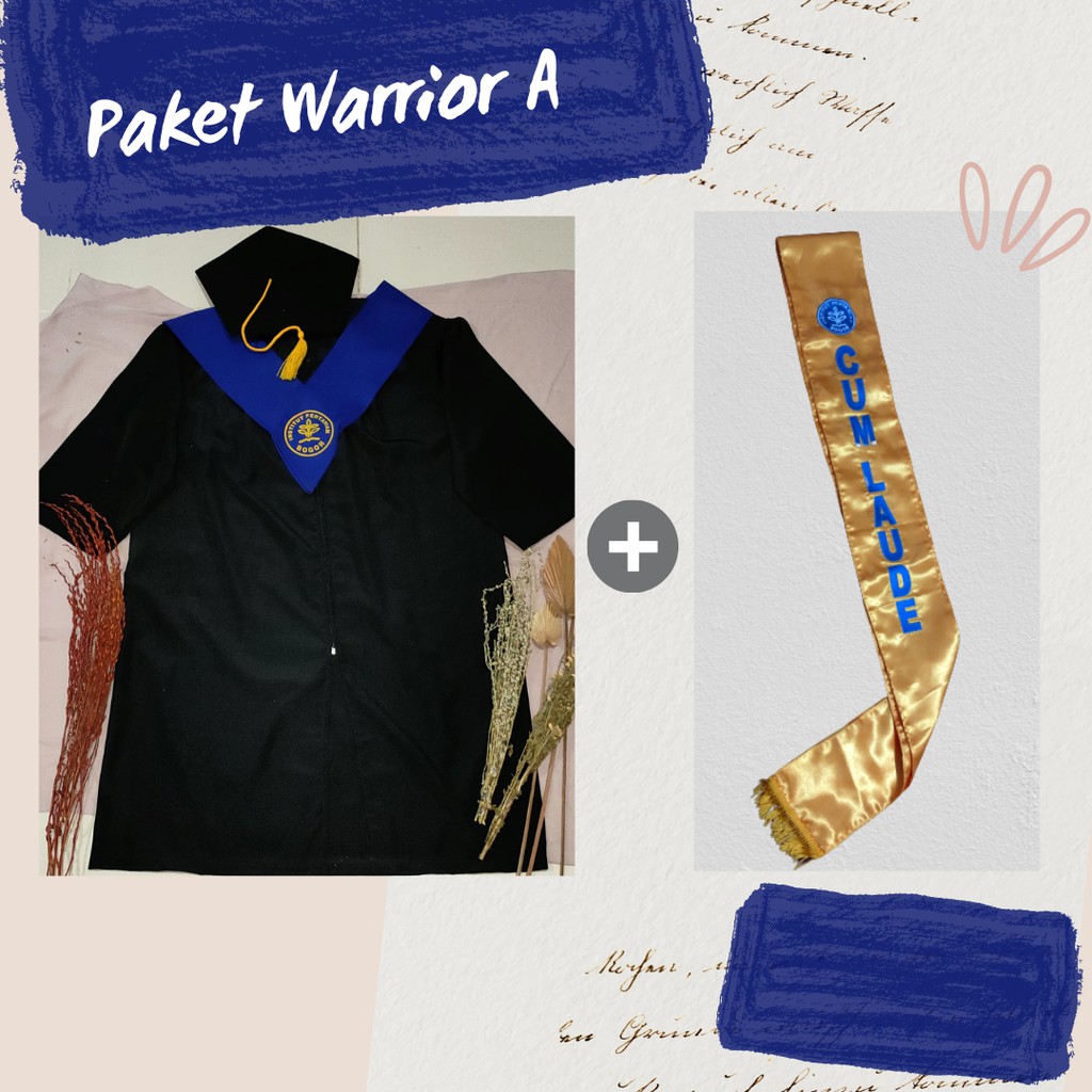 Jual PAKET WARRIOR A (TOGA WISUDA SARJANA IPB / TOGA VOKASI IPB / TOGA ...