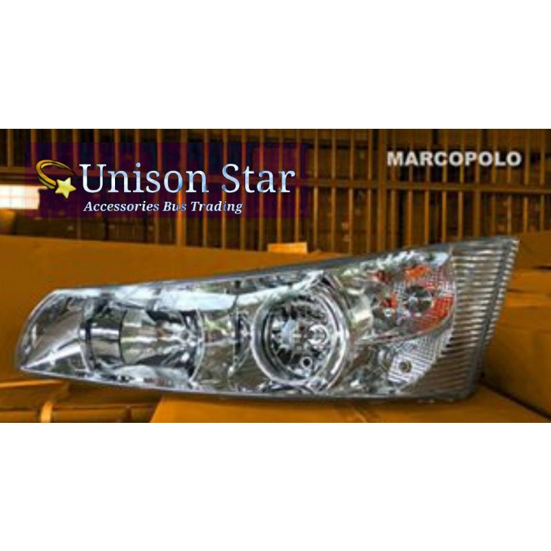 Jual HEAD LAMP BUS 24 V - MARCOPOLO (L & R) | Shopee Indonesia