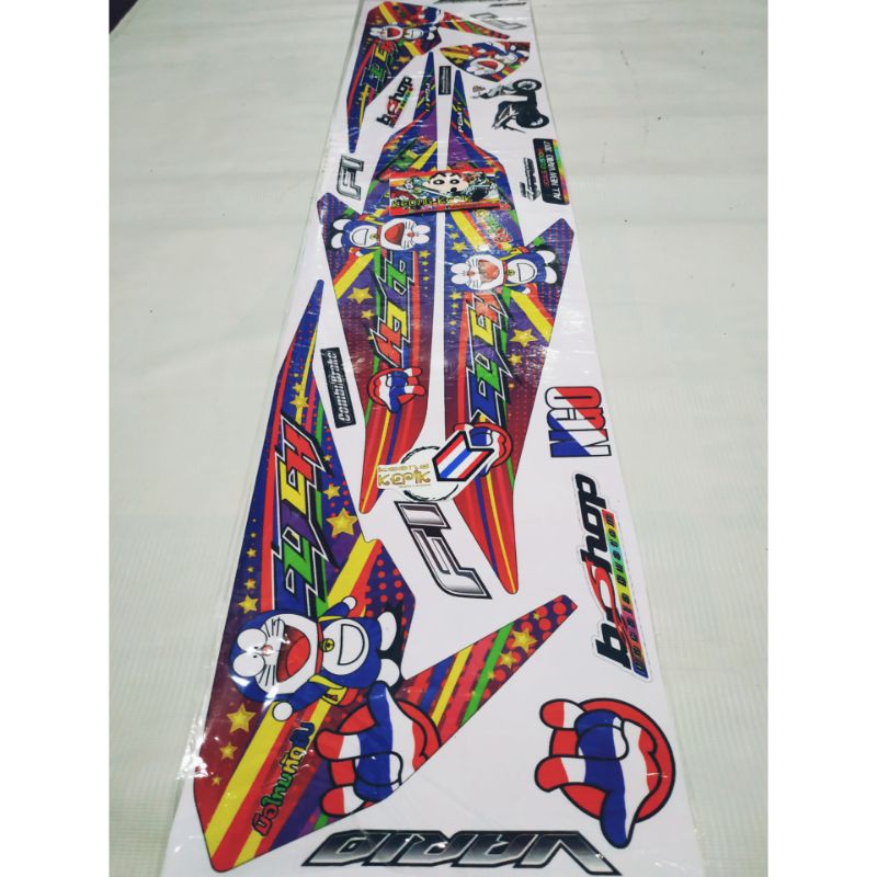 Jual STRIPING STIKER LIS VARIASI MOTOR HONDA VARIO 125 - 150 LED 2015