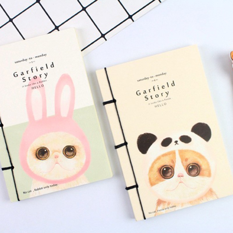Jual Garfield Story Plain Notebook A6 (Buku Tulis) | Shopee Indonesia