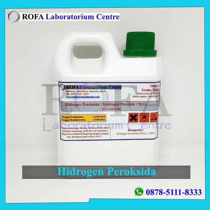 Jual Hidrogen Peroksida Hydrogen Peroxide H2o2 50 1000 Ml Shopee Indonesia