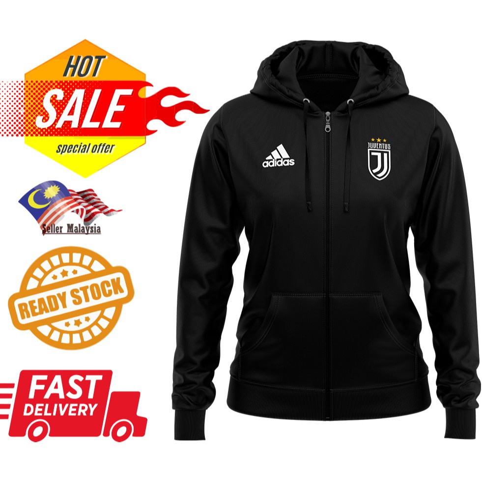 Jaket hoodie juventus clearance