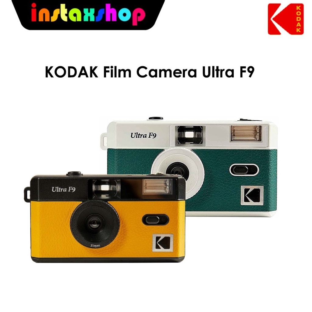 Kodak Ultra F9 Herbruikbare Analoge Filmcamera Zwart/Geel - 35mm Film - Ideaal Voor Creatieve Momenten