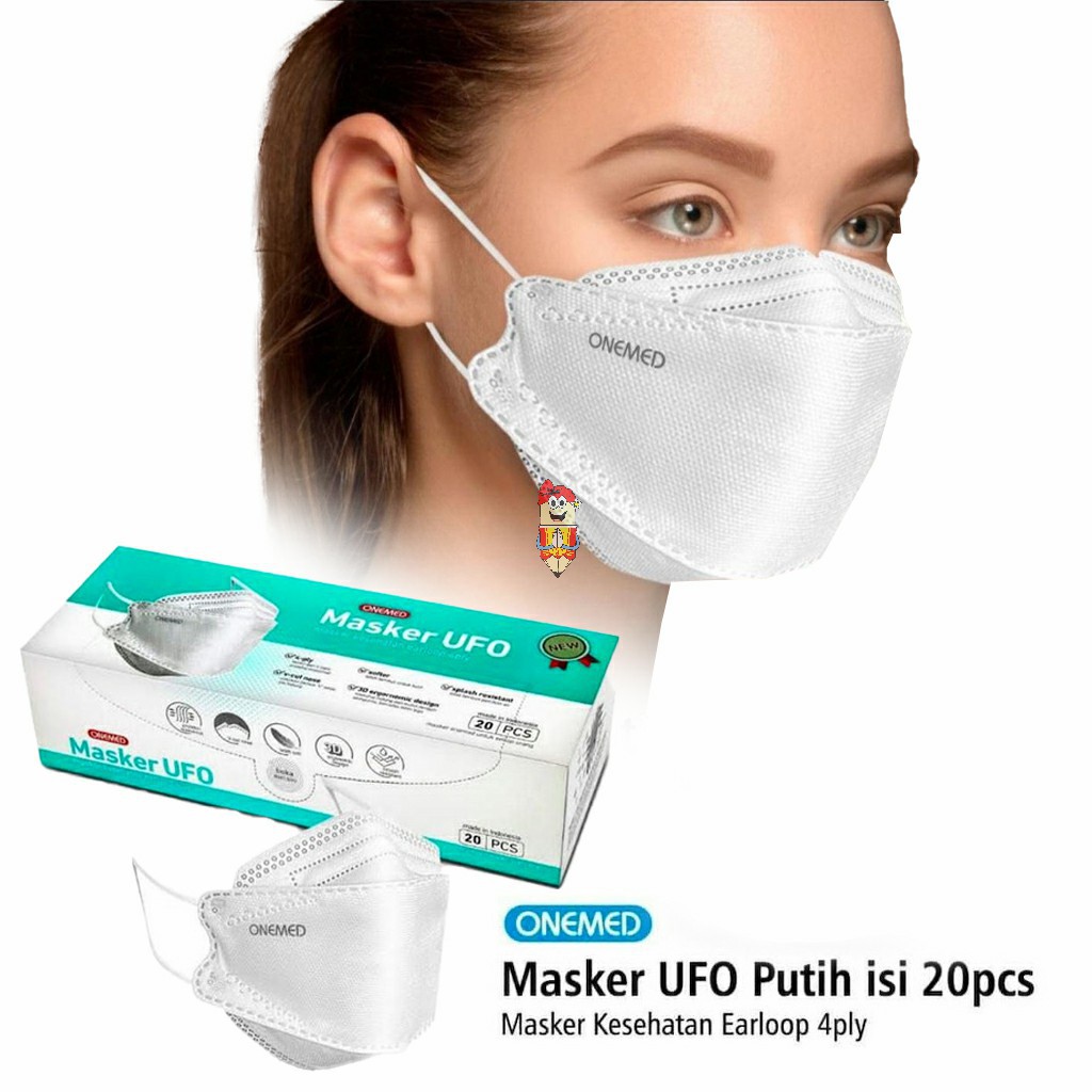 Jual Masker Onemed KF94 Masker Medis UFO Isi 20 Pcs | Shopee Indonesia