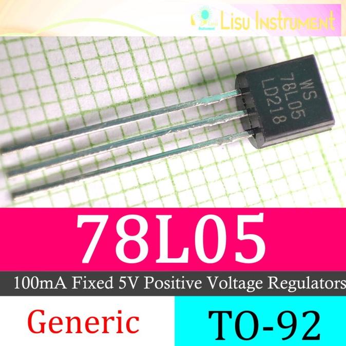 Jual WS78L05 78L05 Voltage Regulator 5V 100mA Transistor Triode ...