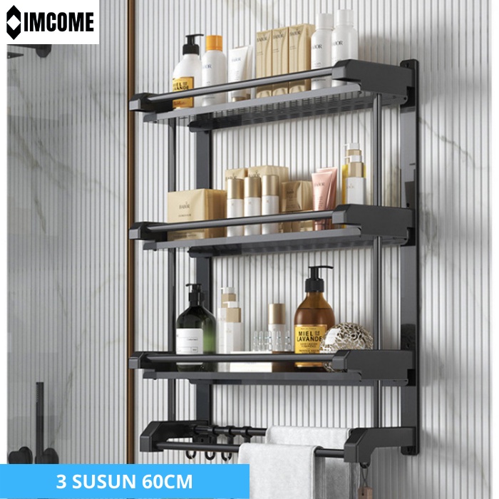 Jual IMCOME Rak Sabun Kamar Mandi 3 Susun Serbaguna Storage Tempat ...