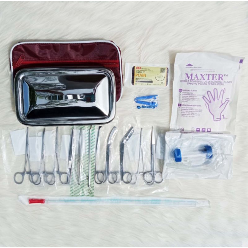 Jual PARTUS SET Paket Komplit 18 item + Bak Instrumen 509 Stainless ...