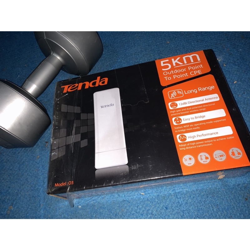 Jual Tenda O3 5Km Outdoor Point to Point CPE Long Range Wireless Router ...