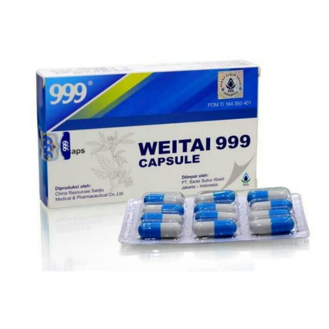 12'S 999 Weitai Capsule ( obat lambung)