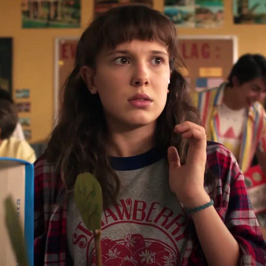 Jual Stranger Things - Strawberry Festival Ringer Tee | Shopee Indonesia