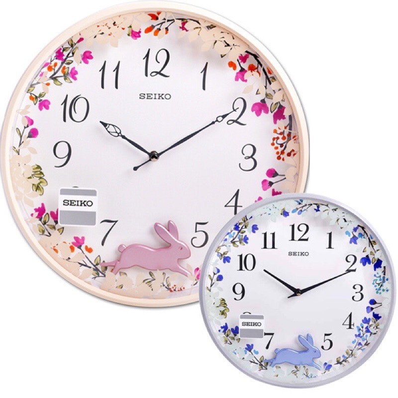 Jual Jam Dinding SEIKO CLOCK QXC238 QXC238N QXC238W Elegant Swing Bunny ...