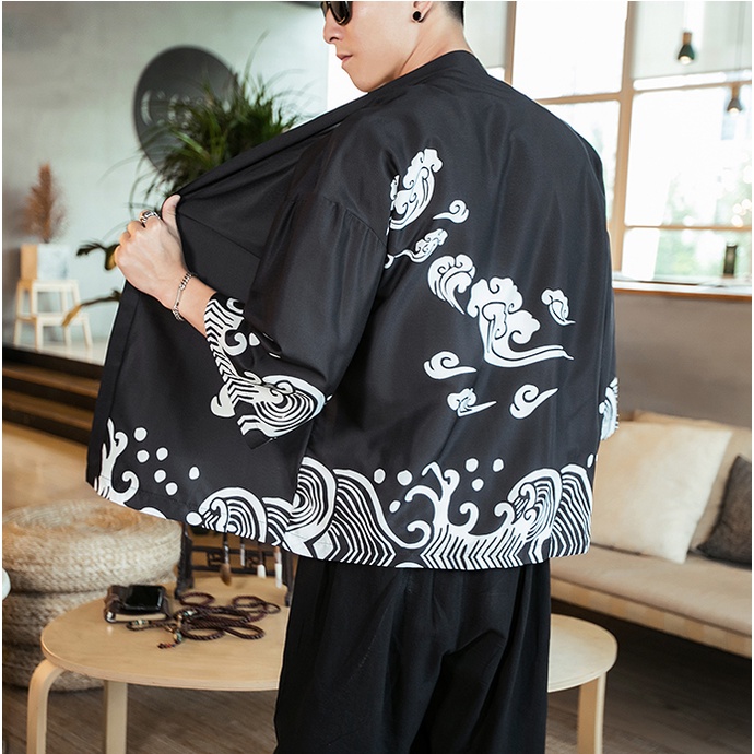 Kimono cardigan outlet pria