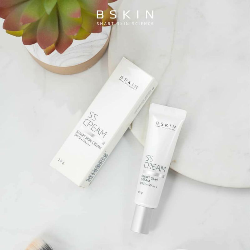 Jual BSKIN SS CREAM SMART SKIN CREAM SPF50+/PA+++ | Shopee Indonesia