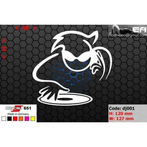 Jual ea cutting sticker / decal Code: dj001 ( jd / deejay ) | Shopee ...