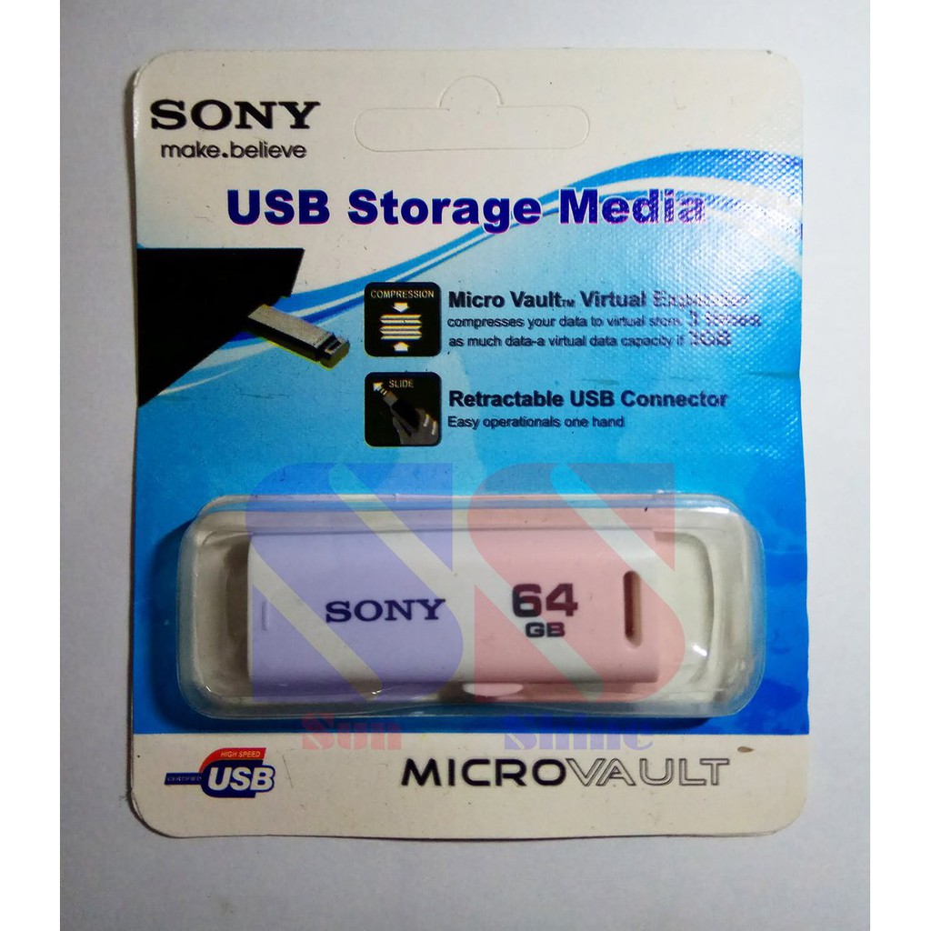 Jual Jual Flashdisk Sony 64GB Model Sliding - Flash Disk Sony 64GB ...
