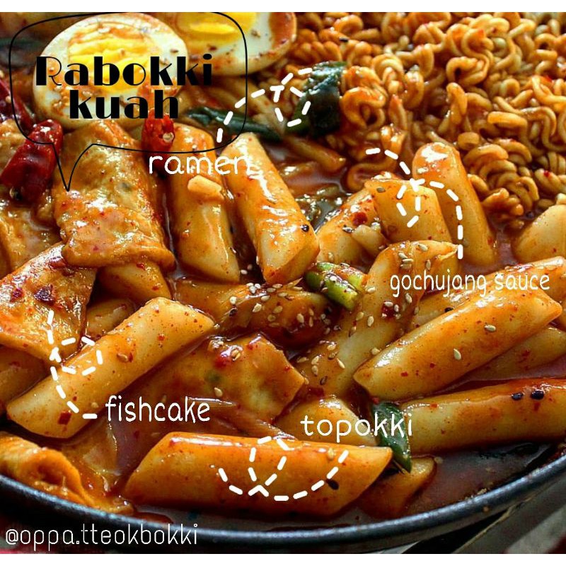 Jual Rabokki | Rabokki kuah original | | jajanan korea | makanan korea ...