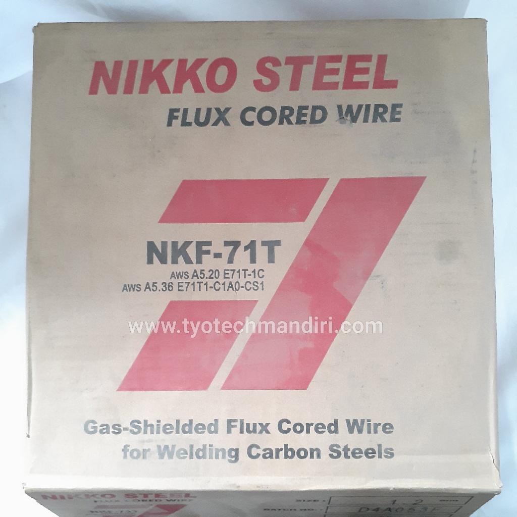 Jual KAWAT LAS FLUX CORED WIRE NKF-71T DIA 1.2MM NIKKO STEEL | Shopee ...