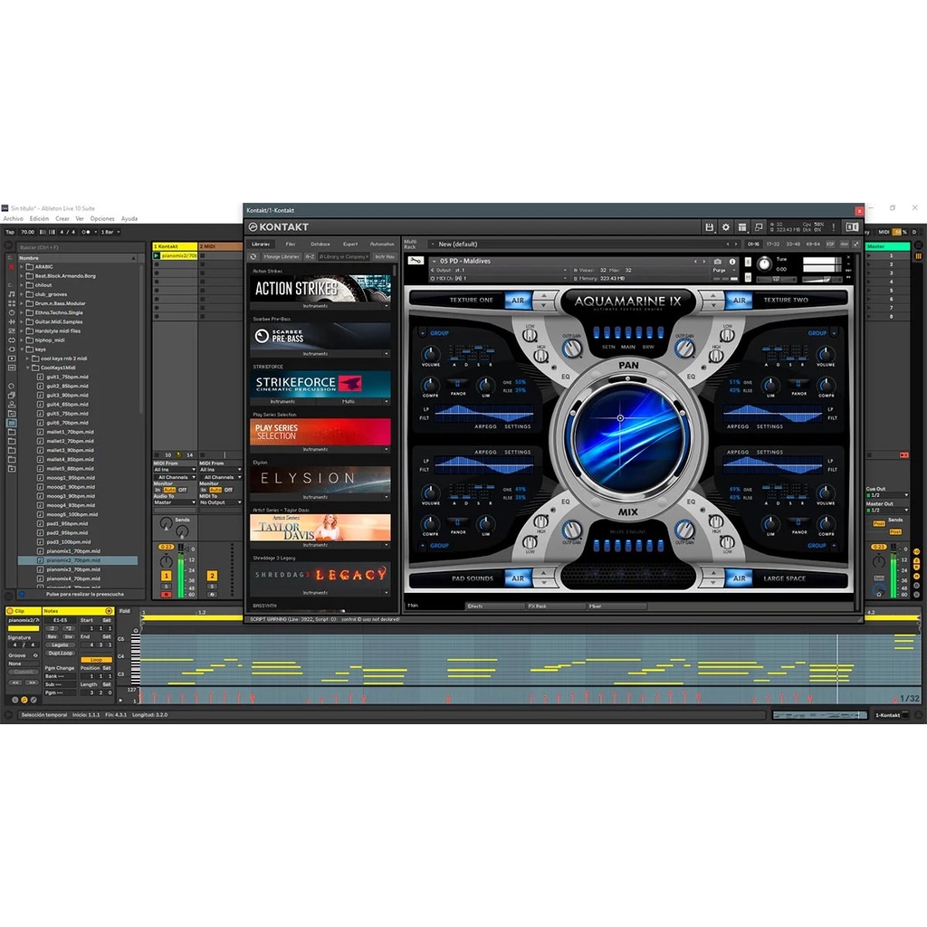 Jual Muze Andromeda for Aquamarine library preset KONTAKT | Shopee ...