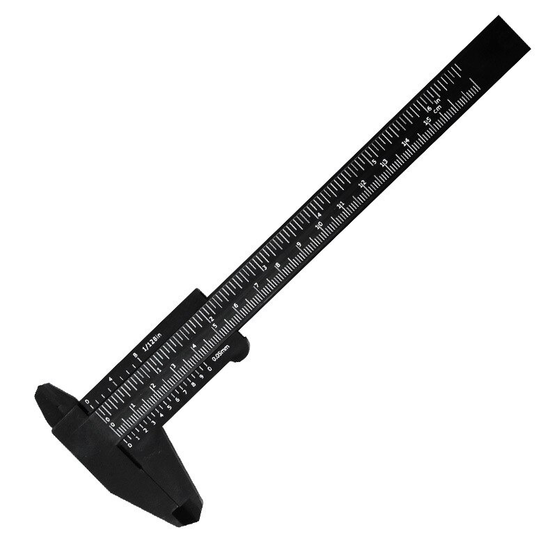 Jual Pre Order 0150mm Plastic Measuring Vernier Caliper Tattoo Caliper Ruler Gauge Plastic