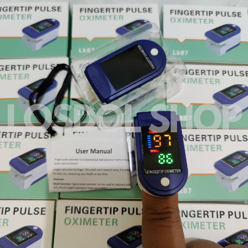 Jual Fingertip Pulse Oximeter LK88 LK87 / Oximeter Oksimeter Oxymeter