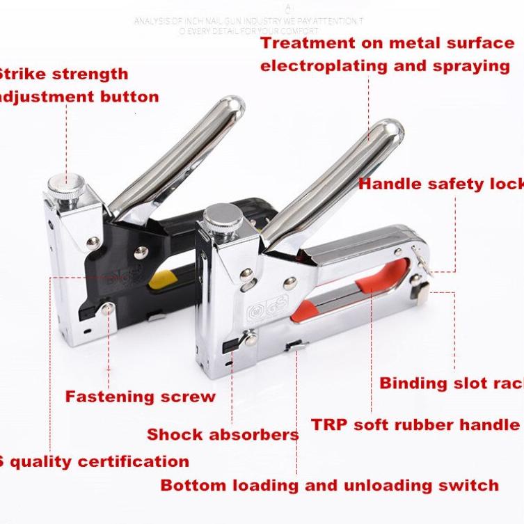 Jual Best--Staples Gun Tacker Mollar 3 in 1 / Staple Jok Tembak Hekter ...