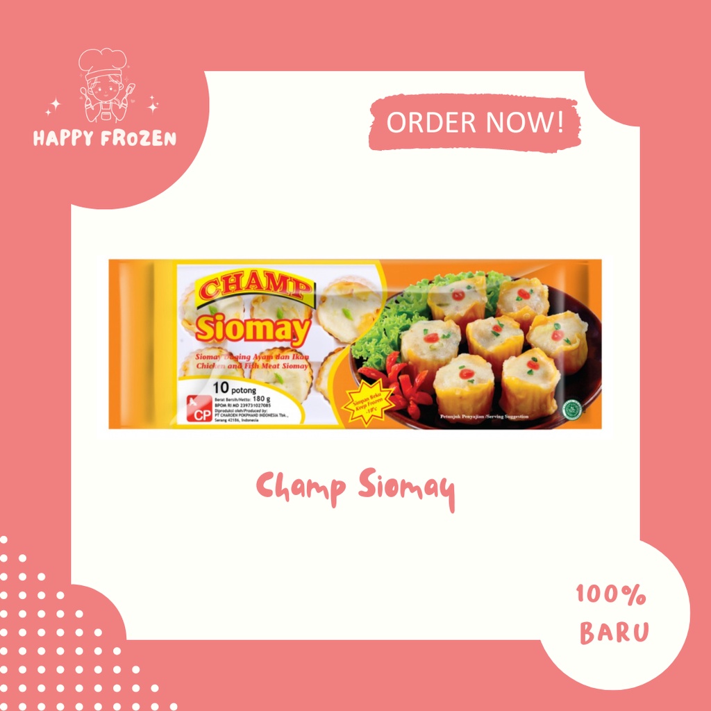 Jual Champ Siomay 180 Gr Isi 10 Shopee Indonesia