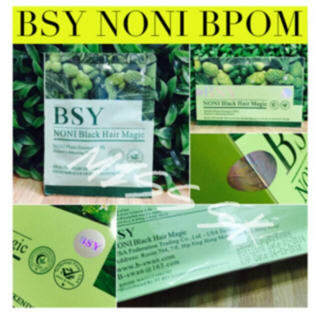 Jual BSY NONI BLACK HAIR MAGIC ORIGINAL Shopee Indonesia