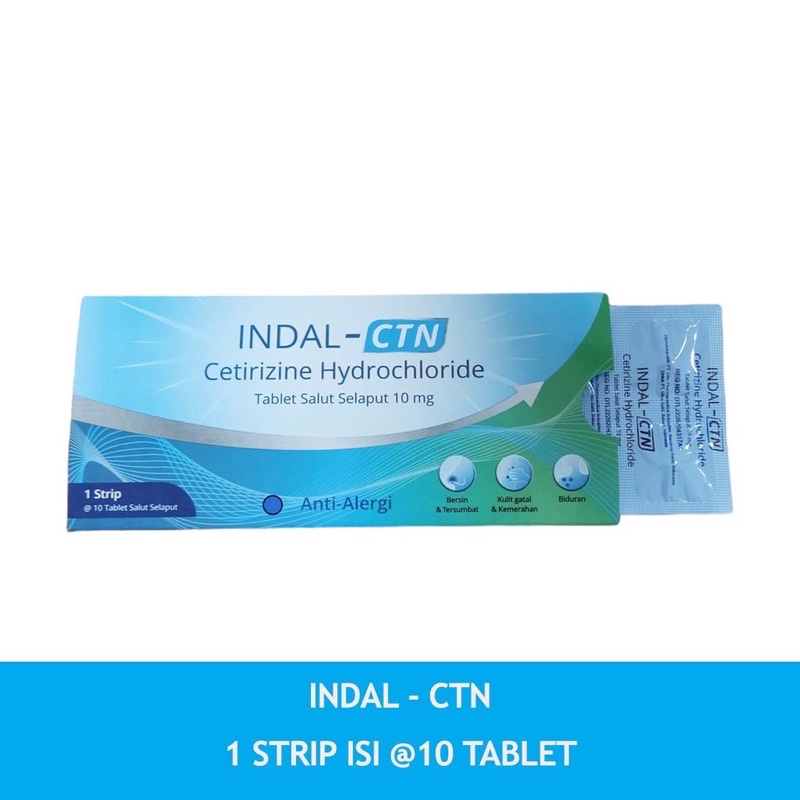 Jual INDAL-CTN (1Strip isi @10 tablet) | Shopee Indonesia