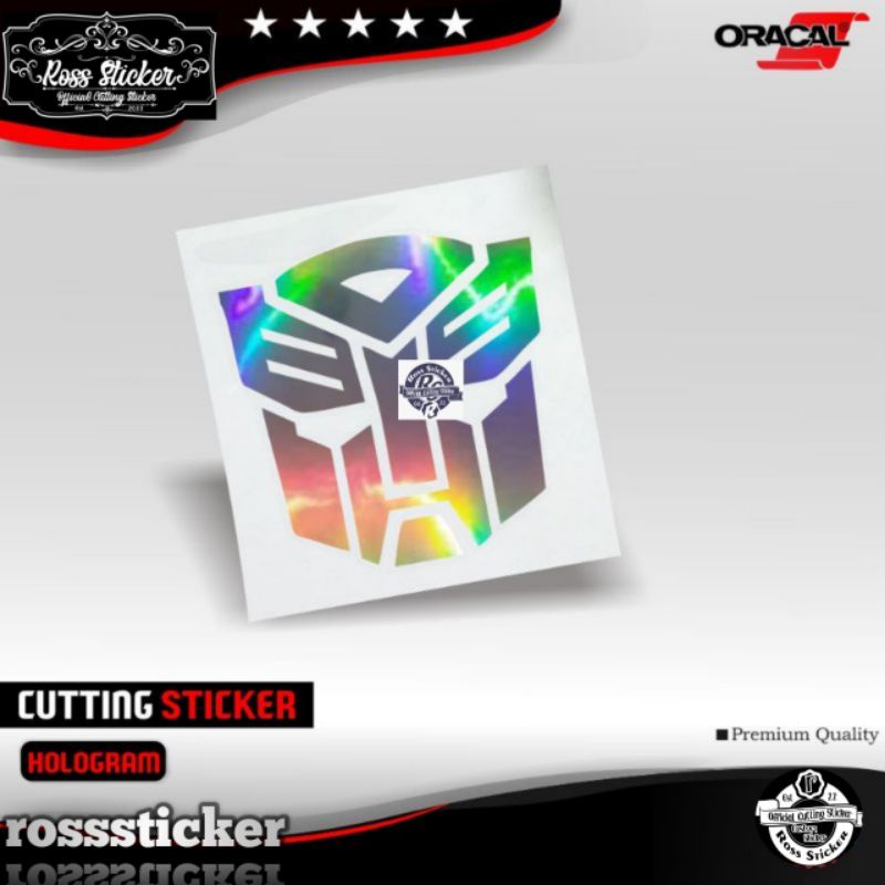 Jual transformer sticker autobots cutting sticker viral robot sticker ...