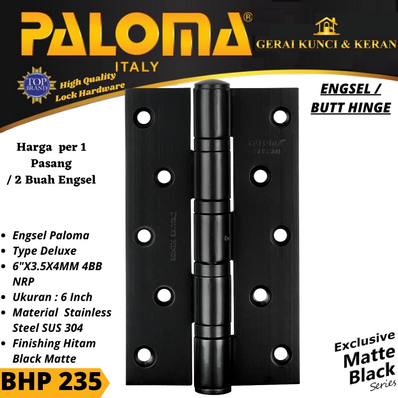 Jual Engsel Pintu HITAM BHP 235 6