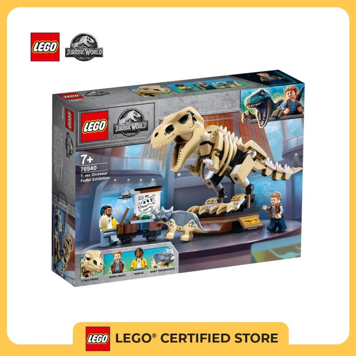 Jual [Hobi] Lego 76940 Jurassic World T. Rex Dinosaur Fossil Exhibition ...