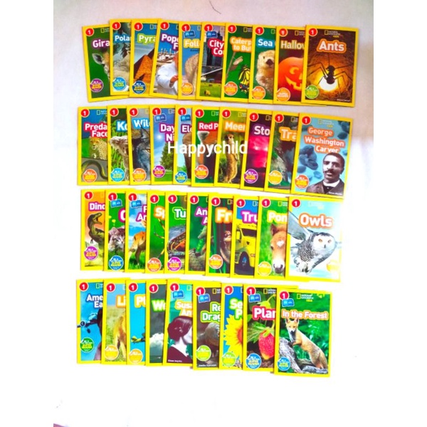 Jual level 1 ttl 46 books National geographic kids level 1