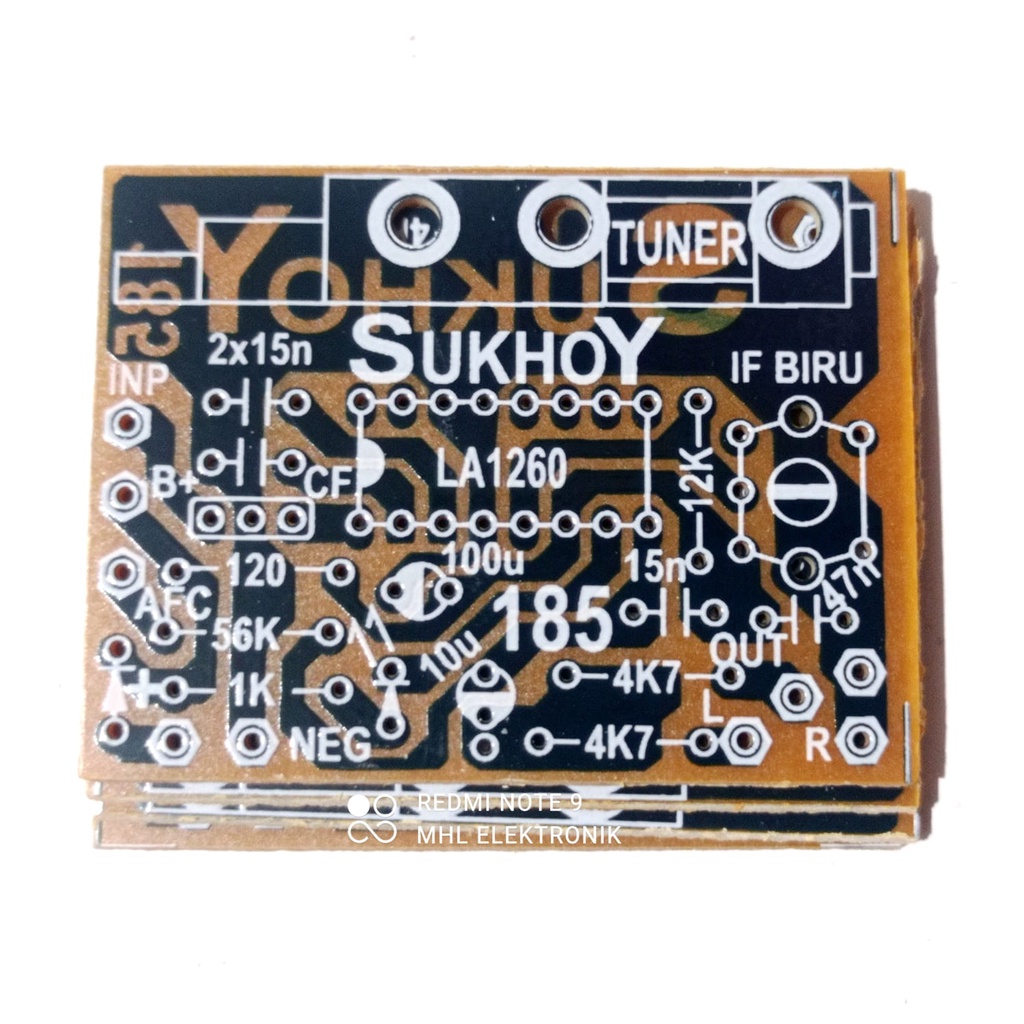 Jual PCB Radio Tuner FM LA1260 MONO SUKHOY 185 Shopee Indonesia