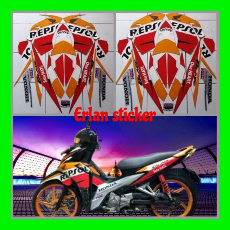 Jual Stiker Striping Lis Polet Body Motor Honda Blade Refsol One