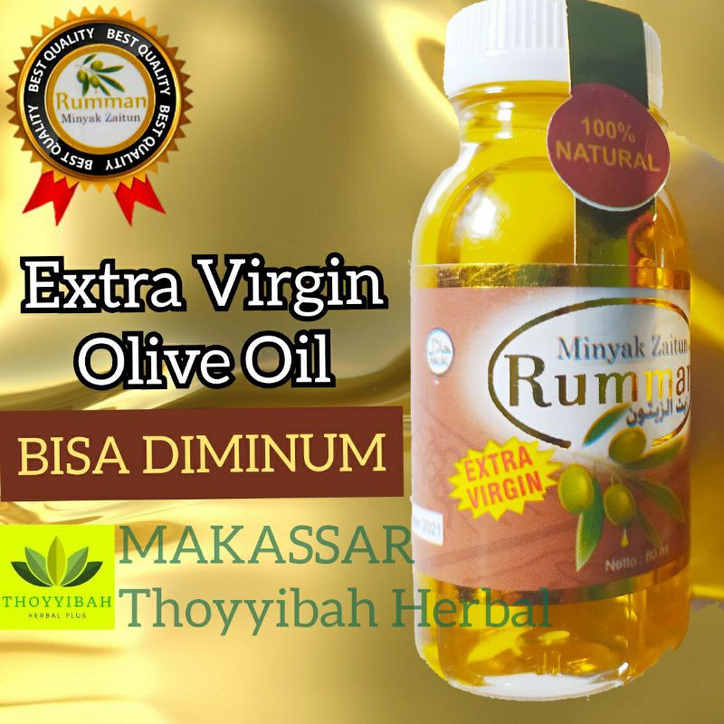 Jual Minyak ZAITUN Bisa Diminum EXTRA VIRGIN OLIVE OIL RUMMAN 80ml