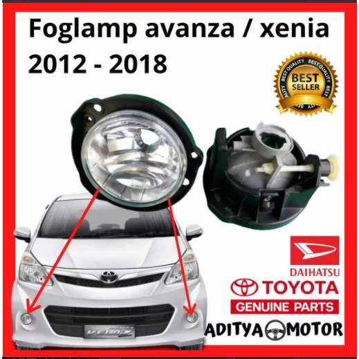 Jual Fog Lamp Avanza Lampu Kabut Mobil Avanza Xenia Ayla Agya Luxio Dll Original Shopee